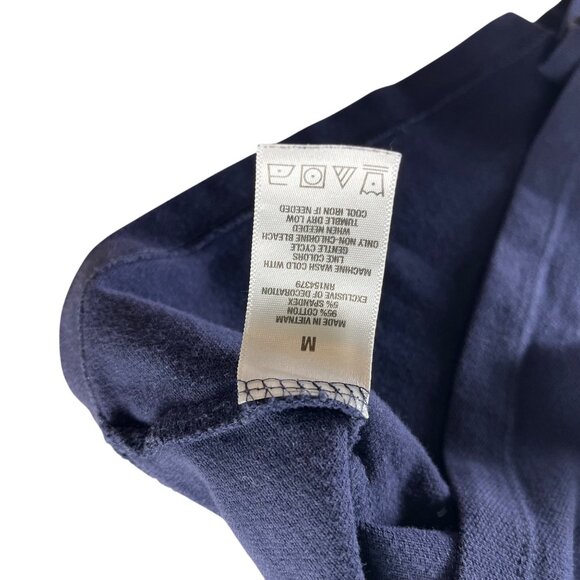 Aeropostale Womens Navy Polo Shirt With A87 Logo - Picture 7 of 9